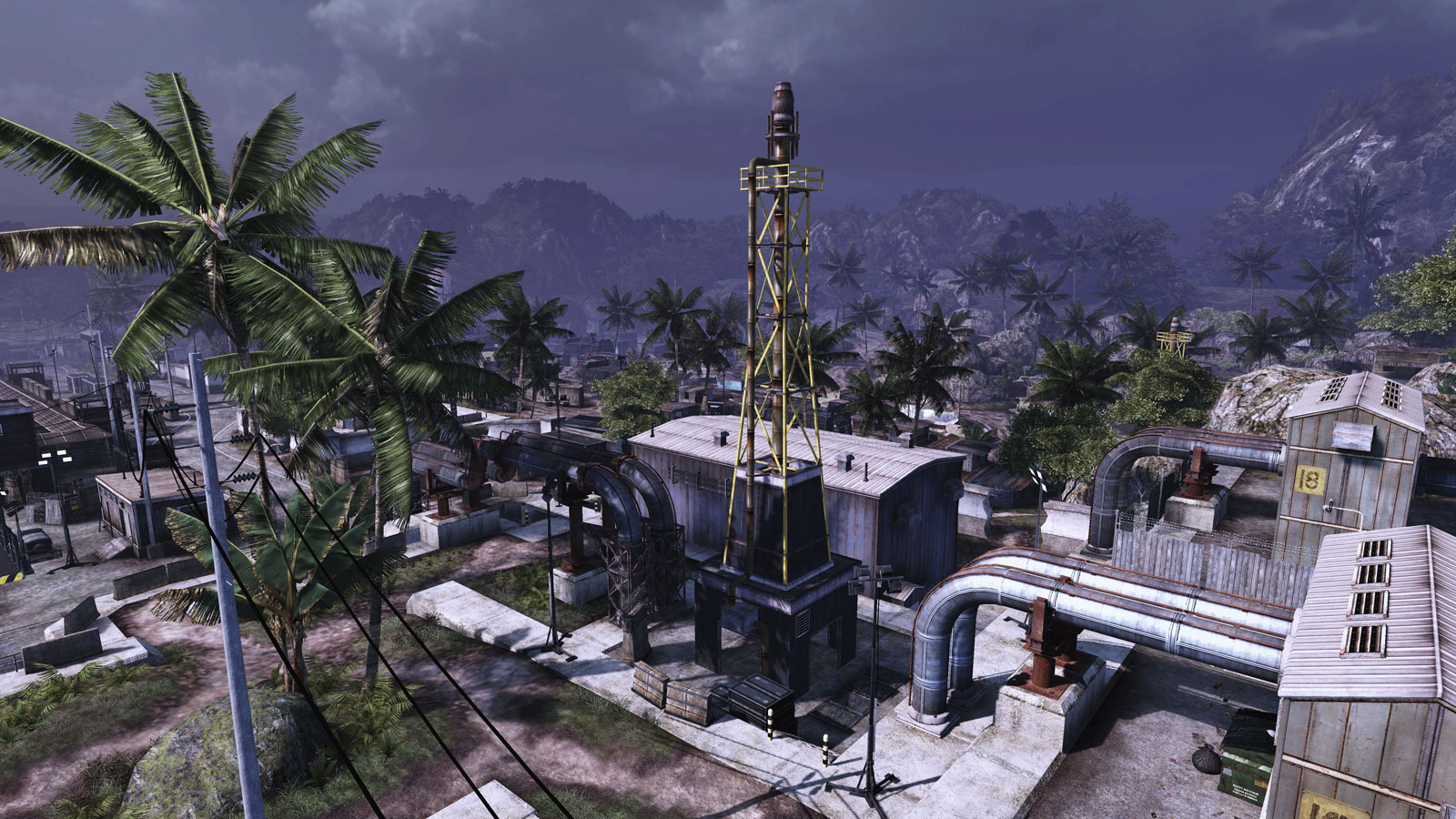 Flores Basin Transfer Burnoff Tower